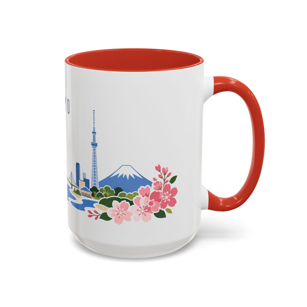 Tokyo Coffee Mug | Japan Travel Souvenir | Porcelain Decal City Gift | 11oz 15oz Accent Mug