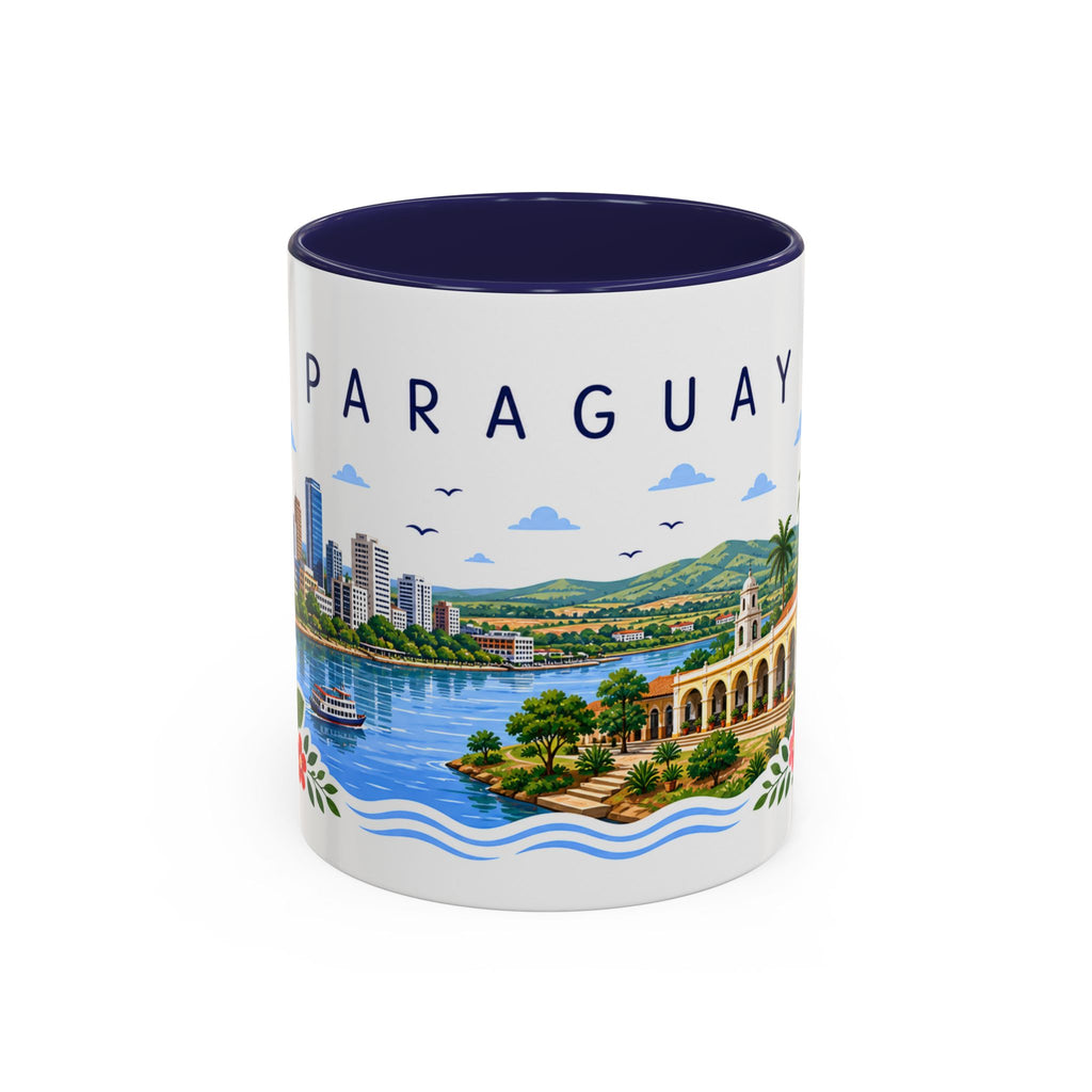 Paraguay Coffee Mug | Travel Souvenir Accent Mug | Place Gift Ceramic Cup 11oz 15oz