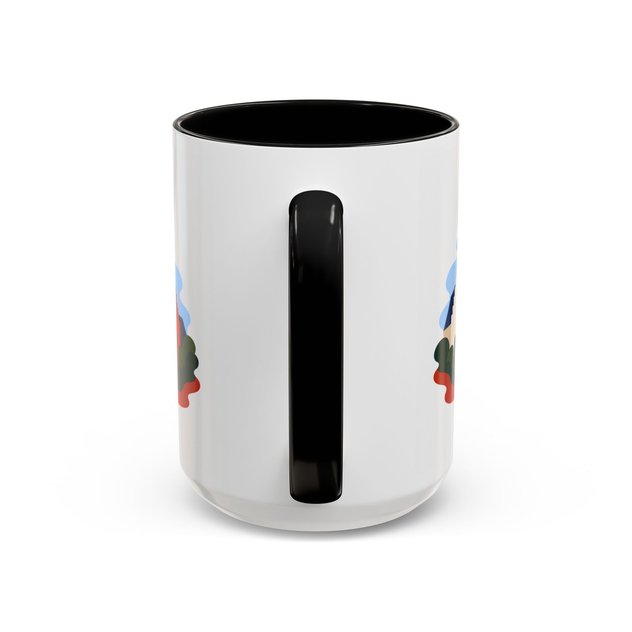 Bruges Coffee Mug | Travel Destination Souvenir Gift | Accent Color Ceramic 11oz 15oz