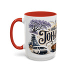 Johannesburg Coffee Mug | South Africa Travel Souvenir | Vintage Illustrated City Gift | 11 oz 15 oz Accent Mug