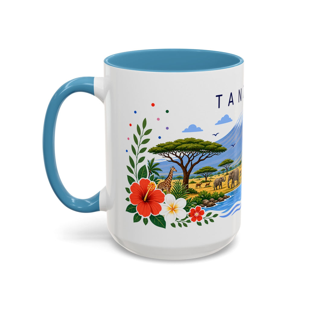 Tanzania Coffee Mug | Travel Souvenir Accent Mug | Place Gift Ceramic Cup 11oz 15oz
