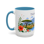 Tanzania Coffee Mug | Travel Souvenir Accent Mug | Place Gift Ceramic Cup 11oz 15oz