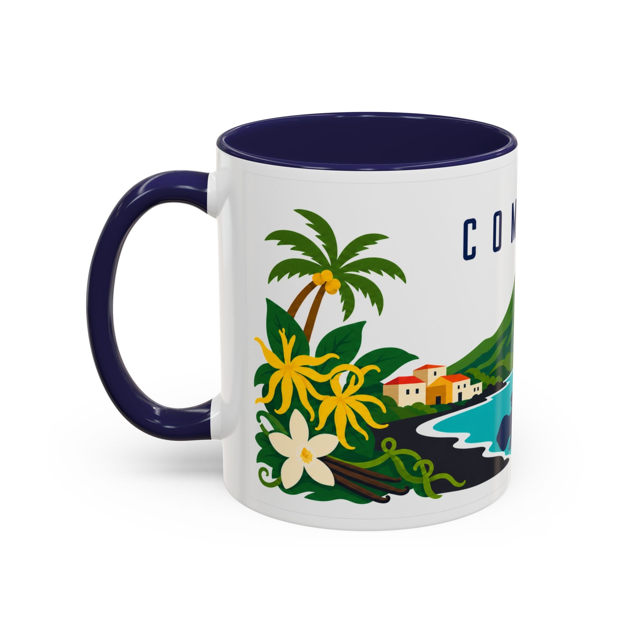 Comoros Coffee Mug | Travel Souvenir Accent Mug | Country Gift Ceramic Cup 11oz 15oz