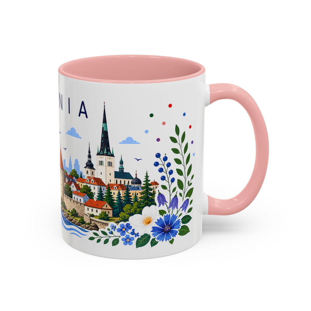 Estonia Coffee Mug | Travel Souvenir Accent Mug | Place Gift Ceramic Cup 11oz 15oz