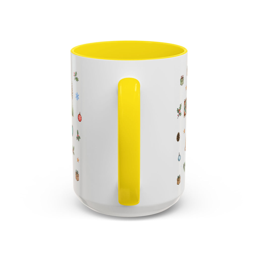 Santa Fe Christmas Mug | Watercolor City Souvenir | Ceramic Coffee Cup (11oz 15oz)