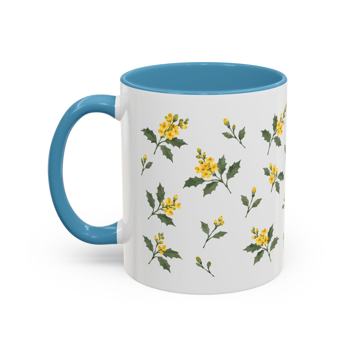 Oregon Oregon Grape Mug, State Flower Floral Coffee Cup, 11oz Botanical Gift