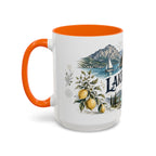 Lake Garda Mug, Italy Travel Souvenir, Bucket List Gift, Accent Ceramic Coffee Mug 11oz 15oz