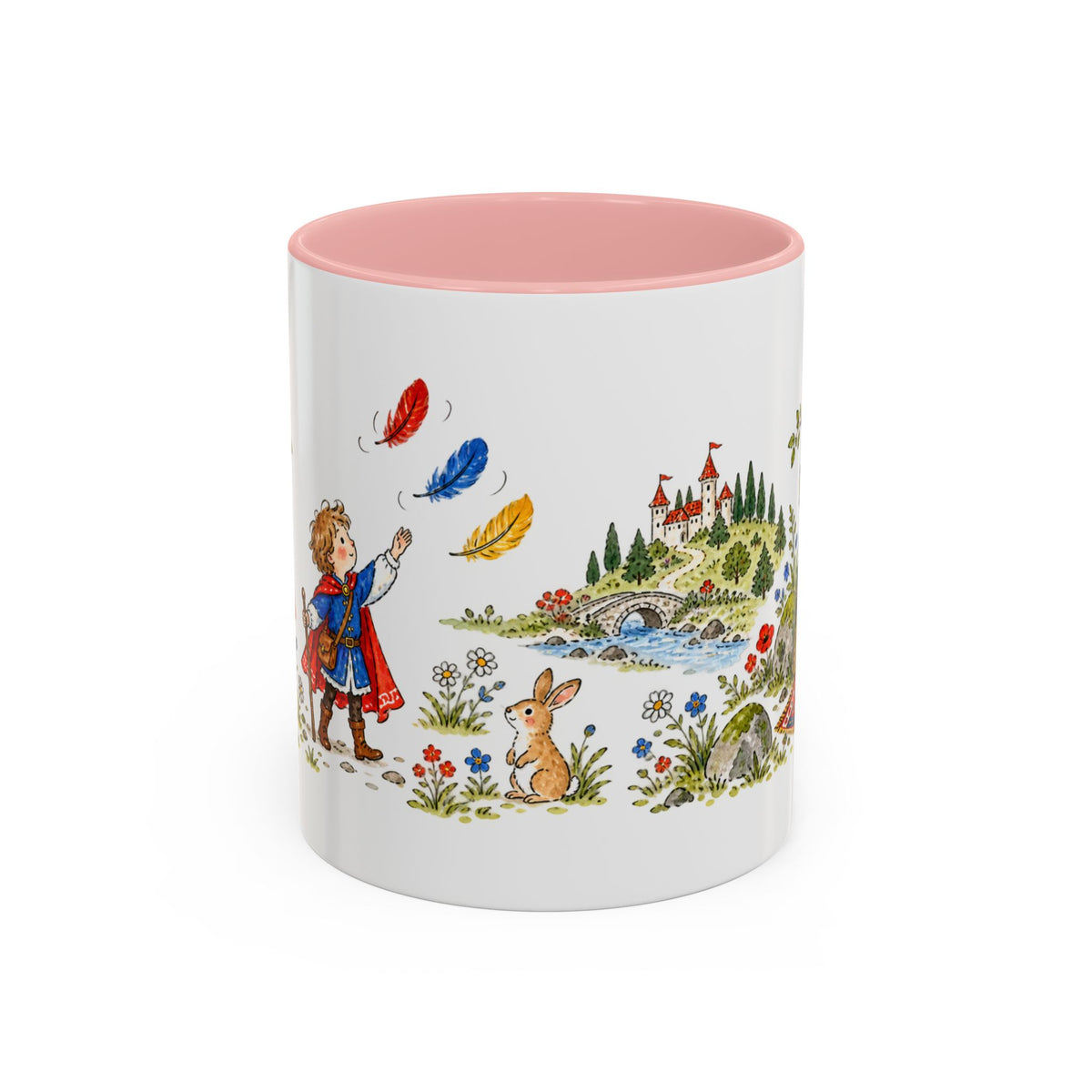 The Three Feathers Mug | Storybook Fairy Tale Accent Coffee Mug | EveryLegend