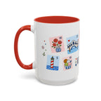 Venice Coffee Mug | Postage Stamp Collage Mug | Travel Souvenir Accent Cup 11oz 15oz