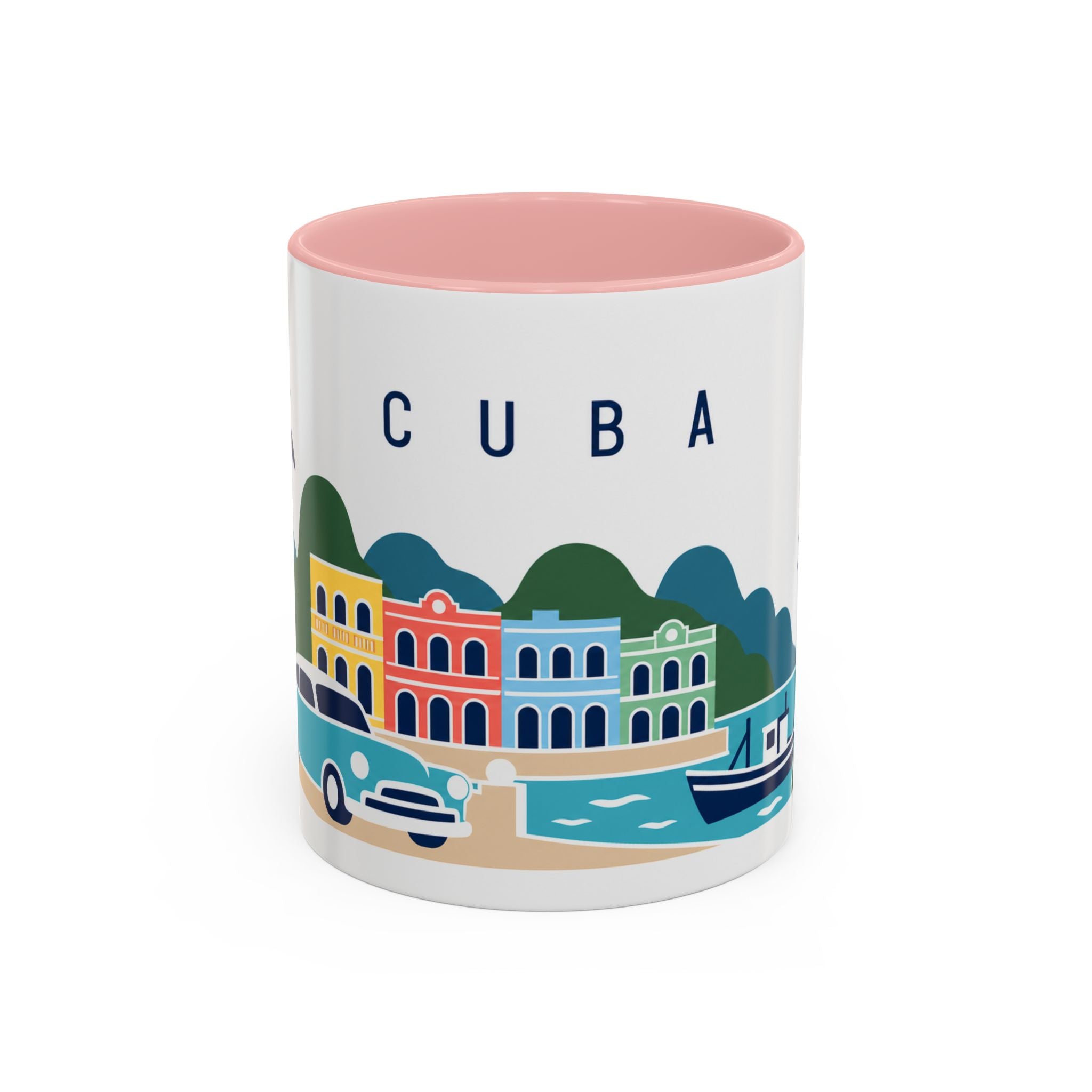 Cuba-Inspired Coffee Mug | US Produced & Fulfilled | Travel Souvenir Accent Mug | Ceramic Cup 11oz 15oz