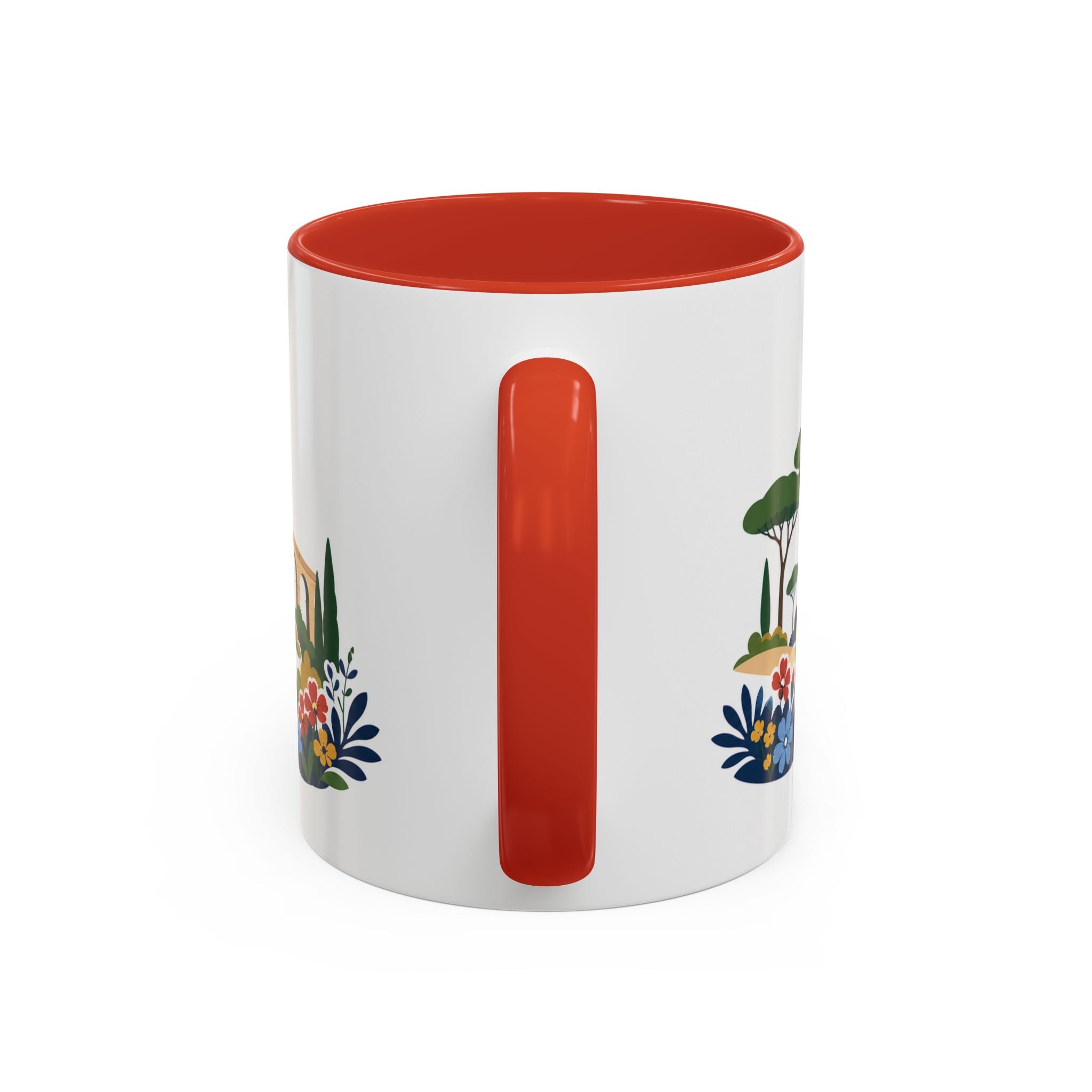 Rome Coffee Mug | Italy Travel Souvenir | Porcelain Decal City Gift | 11oz 15oz Accent Mug
