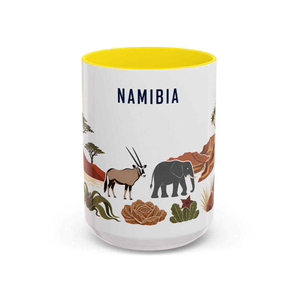 Namibia Coffee Mug | Travel Souvenir Accent Mug | Country Gift Ceramic Cup 11oz 15oz