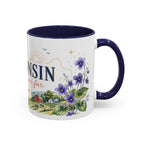 Wisconsin Home State Mug | Moving Away Gift | Long Distance Friendship Coffee Cup | 11oz 15oz Accent Mug