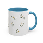 Idaho Syringa Mug, State Flower Floral Coffee Cup, 11oz Botanical Gift