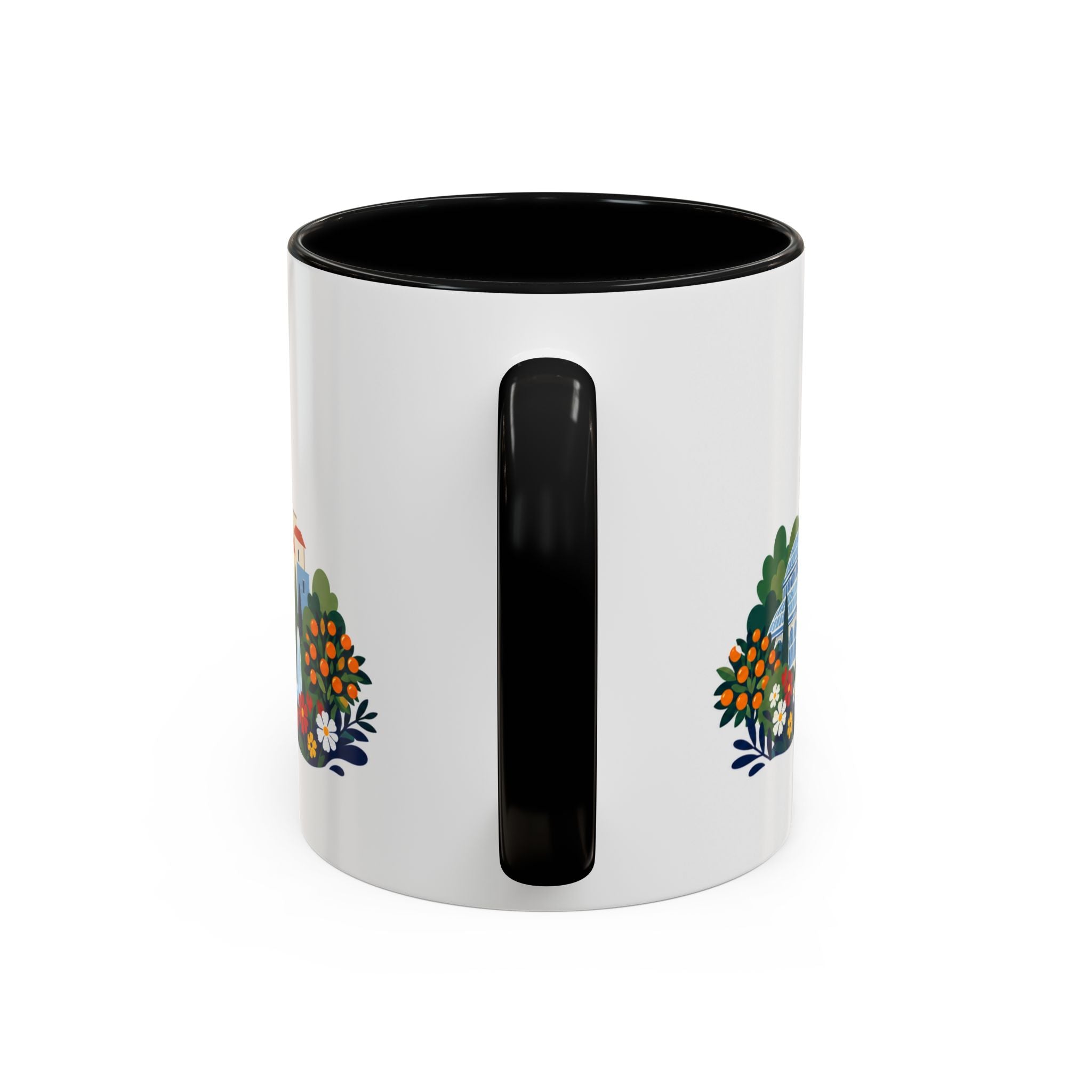 Madrid Coffee Mug | Spain Travel Souvenir | Porcelain Decal City Gift | 11oz 15oz Accent Mug
