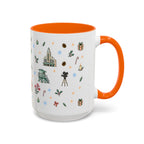 Los Angeles Christmas Mug | Watercolor City Souvenir | Ceramic Coffee Cup (11oz or 15oz)