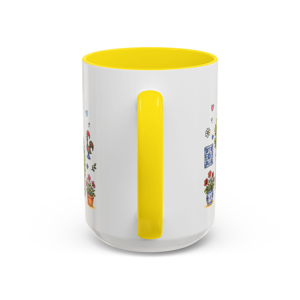 Sintra Illustrated Travel Mug | Portugal Souvenir Accent Coffee Mug | 11oz 15oz Ceramic Cup