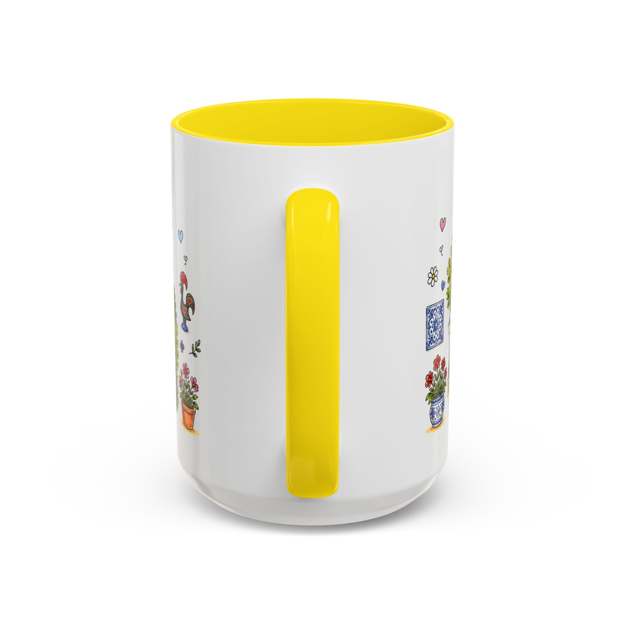 Sintra Illustrated Travel Mug | Portugal Souvenir Accent Coffee Mug | 11oz 15oz Ceramic Cup