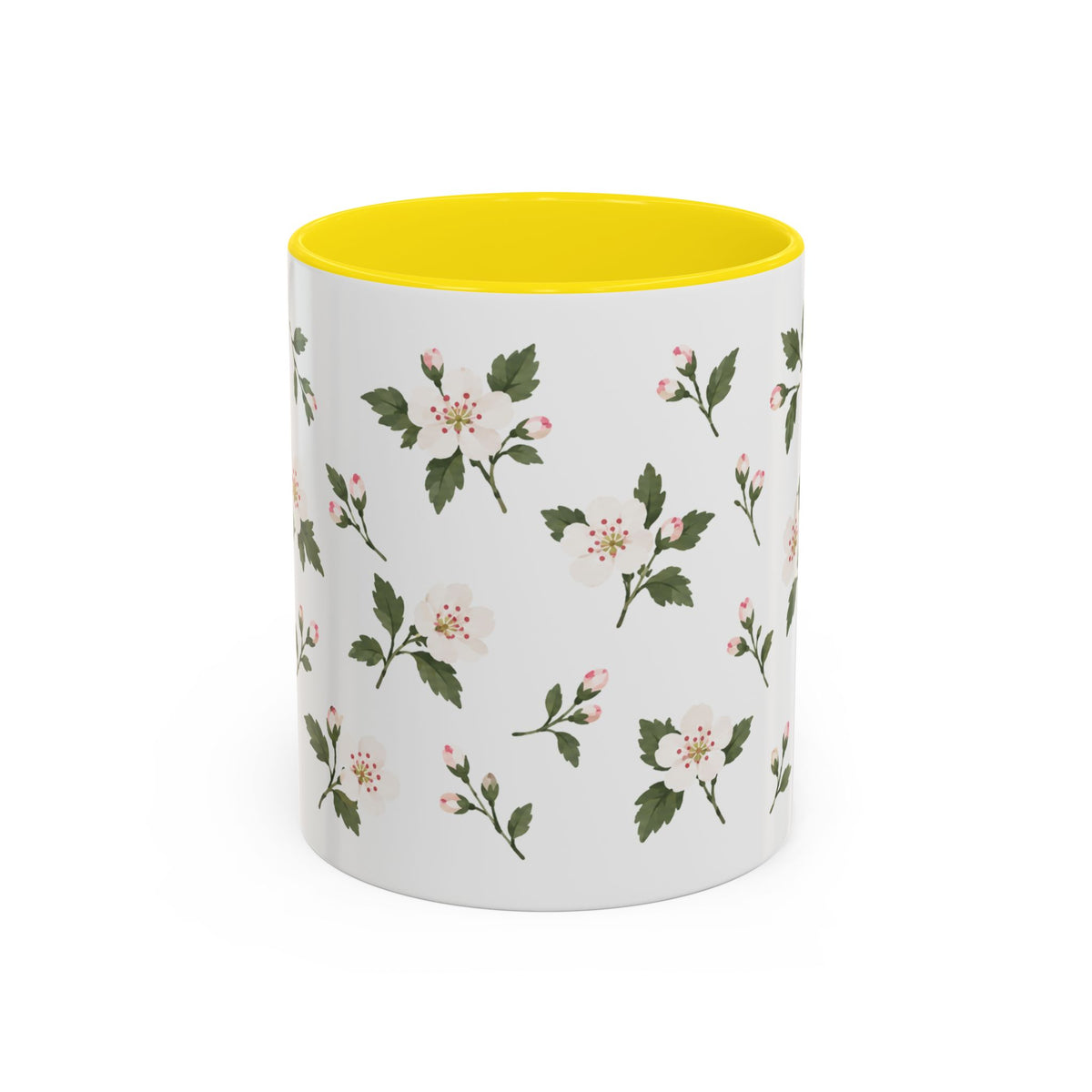 Missouri Hawthorn Mug, State Flower Floral Coffee Cup, 11oz Botanical Gift