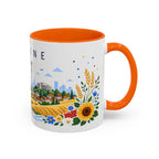 Ukraine Coffee Mug | Travel Souvenir Accent Mug | Place Gift Ceramic Cup 11oz 15oz