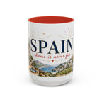 Spain Home Country Mug | Moving Away Gift | Long Distance Friendship | 11 oz 15 oz Accent Mug