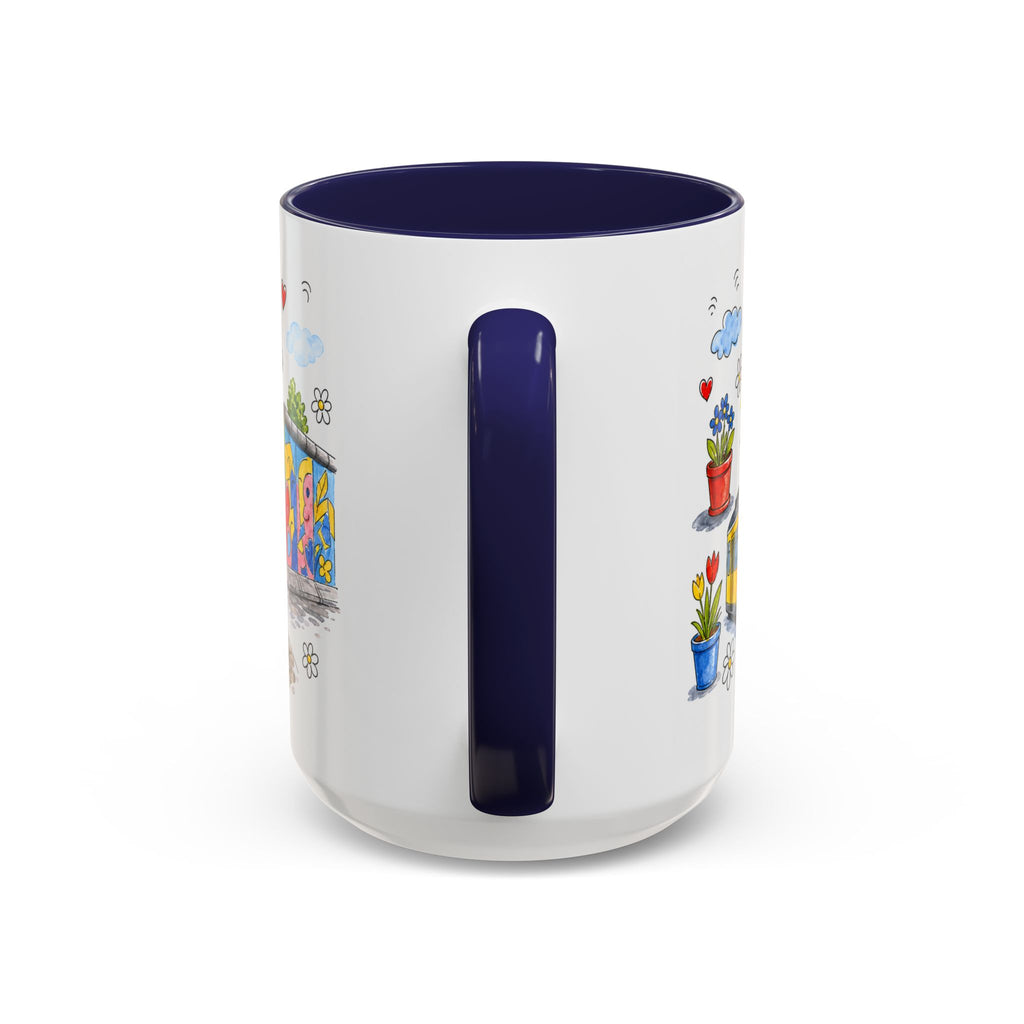 Berlin Travel Mug | European City Souvenir Accent Coffee Mug | 11oz 15oz Ceramic Cup