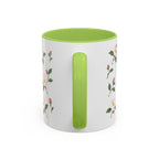 Michigan Apple Blossom Mug, State Flower Floral Coffee Cup, 11oz Botanical Gift