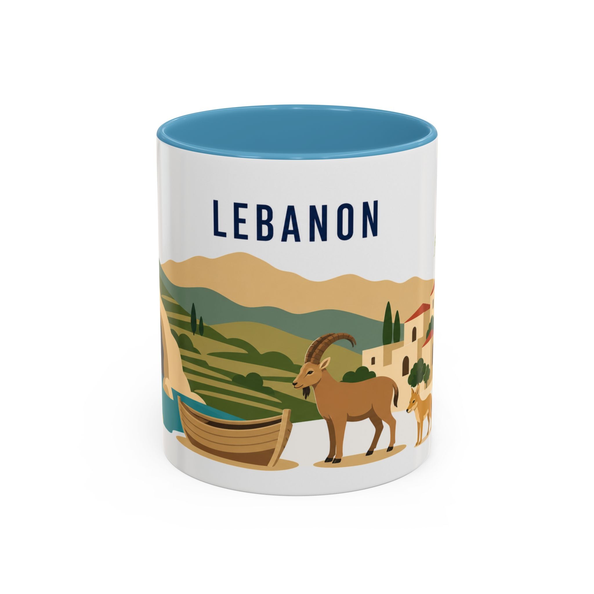 Lebanon Coffee Mug | Travel Souvenir Accent Mug | Country Gift Ceramic Cup 11oz 15oz