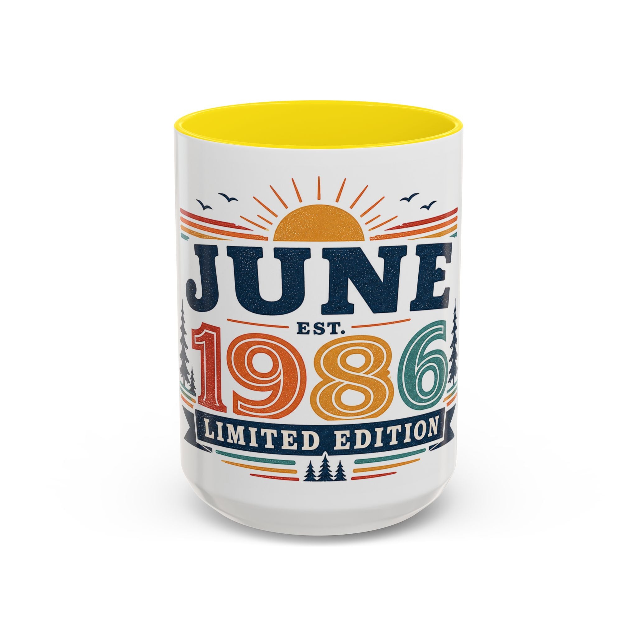 Custom Retro Birthday Mug | Personalized Month Year Gift (11oz 15oz)