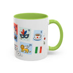 Venice Coffee Mug | Postage Stamp Collage Mug | Travel Souvenir Accent Cup 11oz 15oz