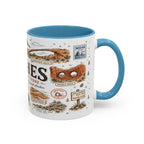 Arches Coffee Mug | National Park Hiking Utah Gift | Accent Color Ceramic 11oz 15oz