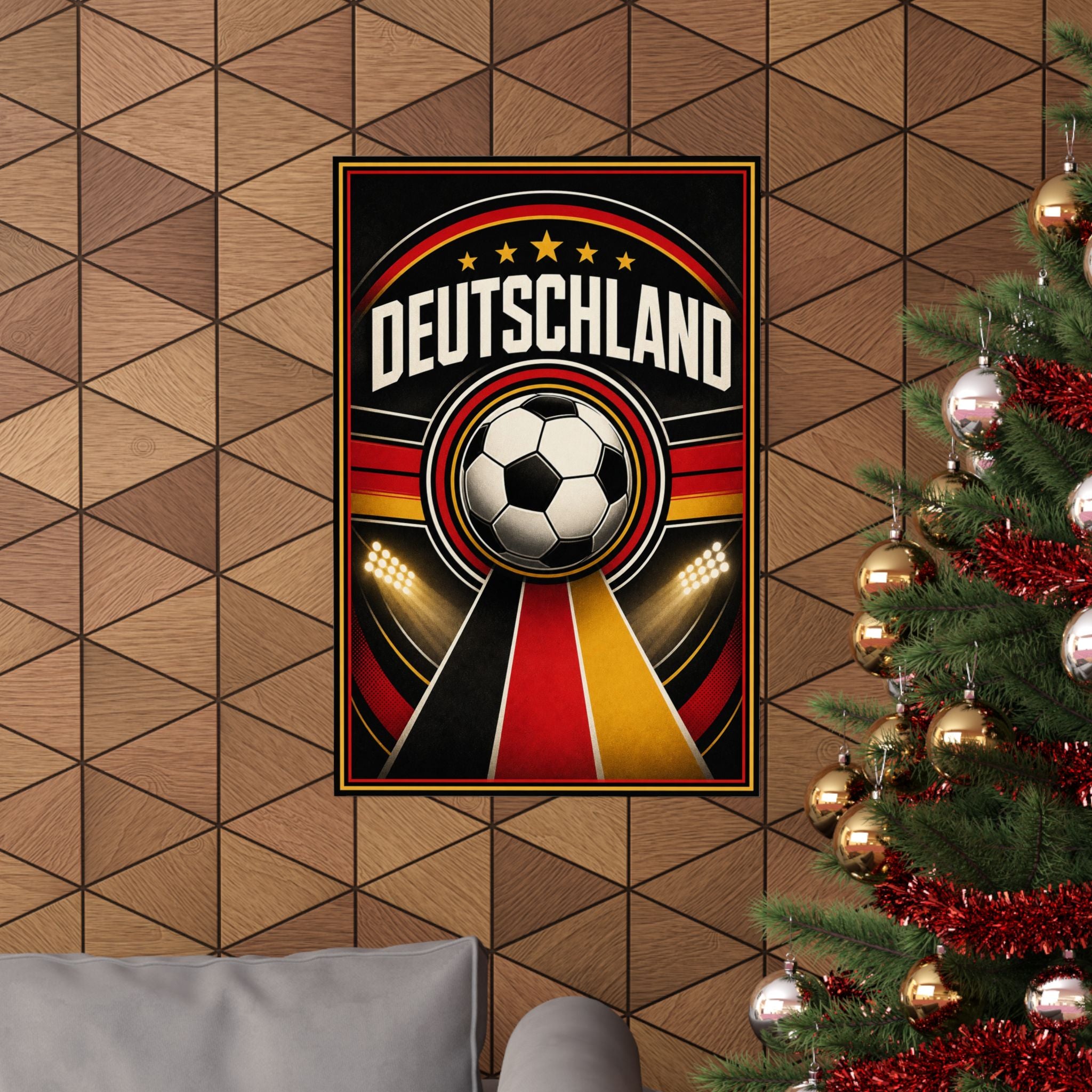 Germany Soccer Fan Art Poster | Matte Vertical Poster | World Cup 2026 Wall Decor