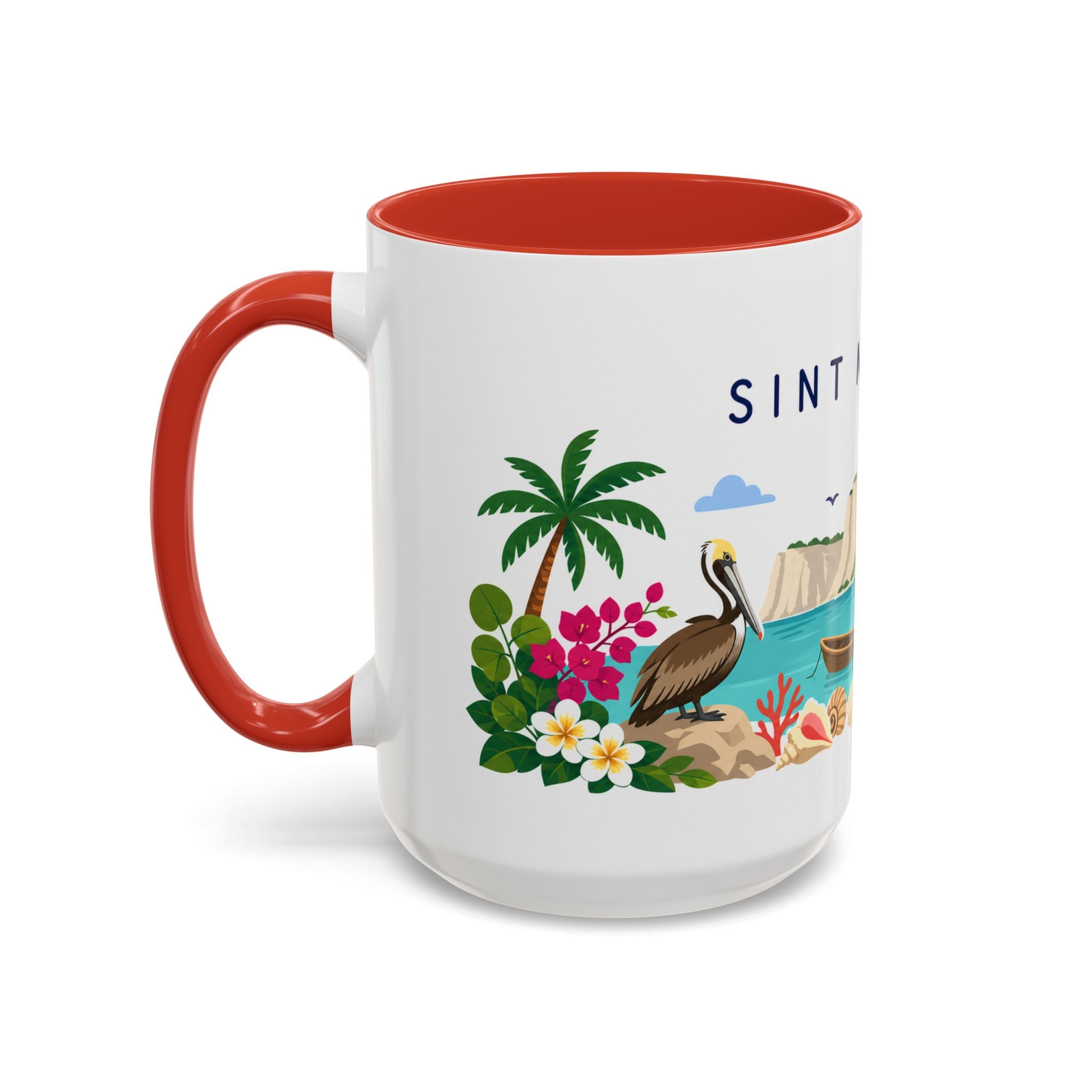 Sint Maarten Coffee Mug | Travel Souvenir Accent Mug | Country Gift Ceramic Cup 11oz 15oz