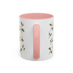 Virginia American Dogwood Mug, State Flower Floral Coffee Cup, 11oz Botanical Gift
