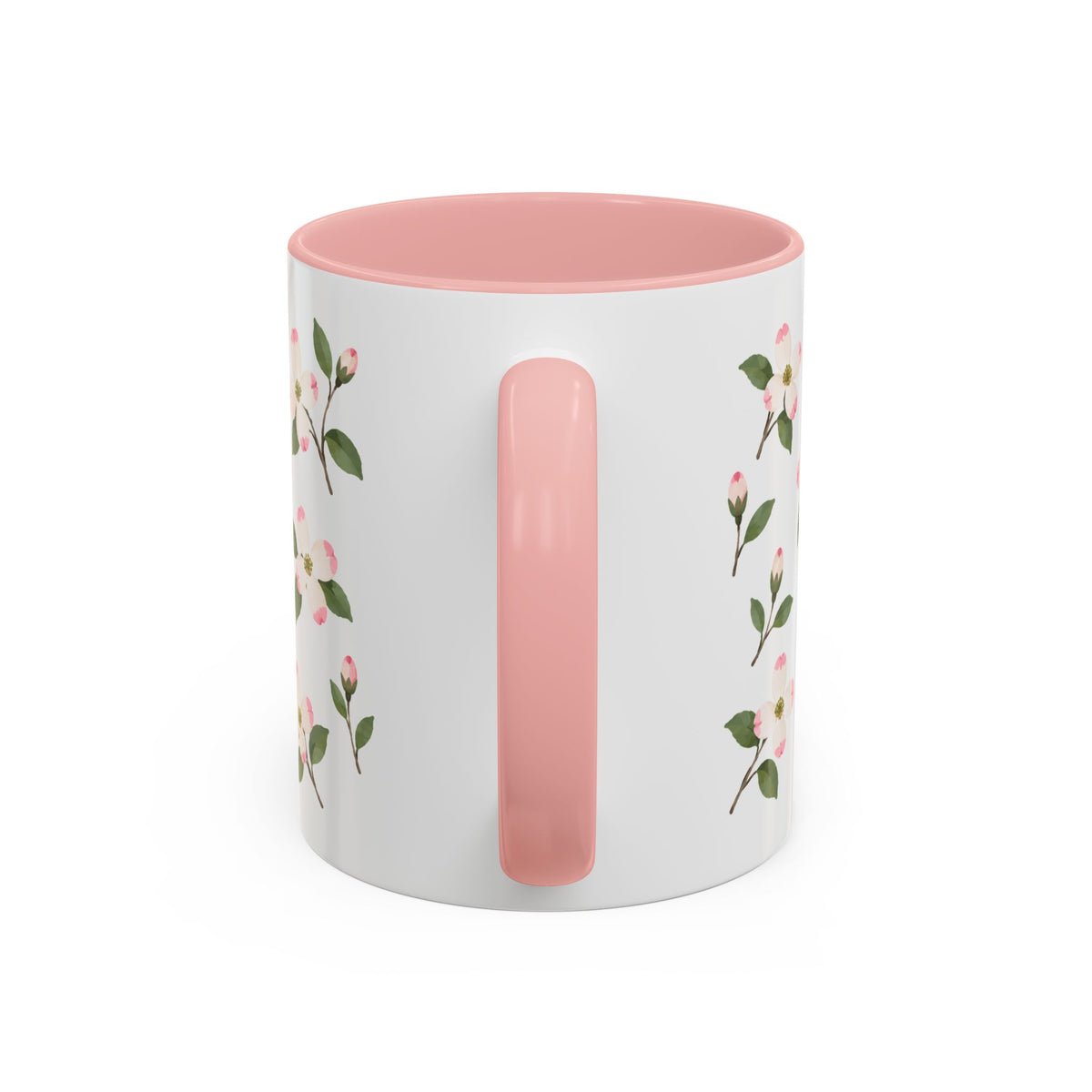 Virginia American Dogwood Mug, State Flower Floral Coffee Cup, 11oz Botanical Gift
