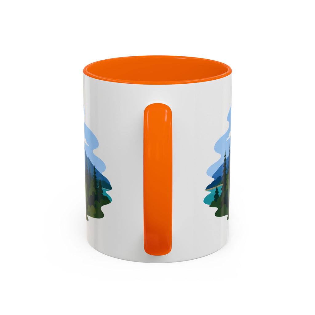 Lake Clark National Park Coffee Mug | Solid Color Block Park Souvenir | 11oz 15oz Accent Mug