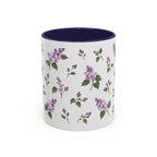 New Hampshire Purple Lilac Mug, State Flower Floral Coffee Cup, 11oz Botanical Gift