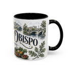 San Luis Obispo Coffee Mug | United States Travel Souvenir | Vintage Illustrated City Gift | 11 oz 15 oz Accent Mug