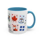Montreal Coffee Mug | Postage Stamp Collage Mug | Travel Souvenir Accent Cup 11oz 15oz