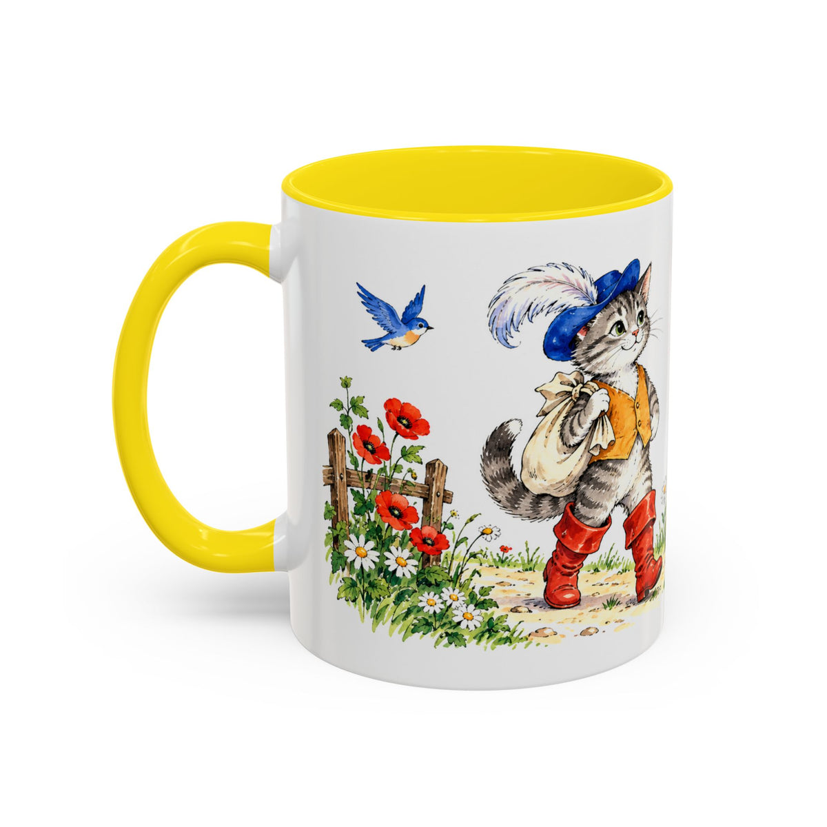 Puss in Boots Mug | Storybook Fairy Tale Accent Coffee Mug | EveryLegend