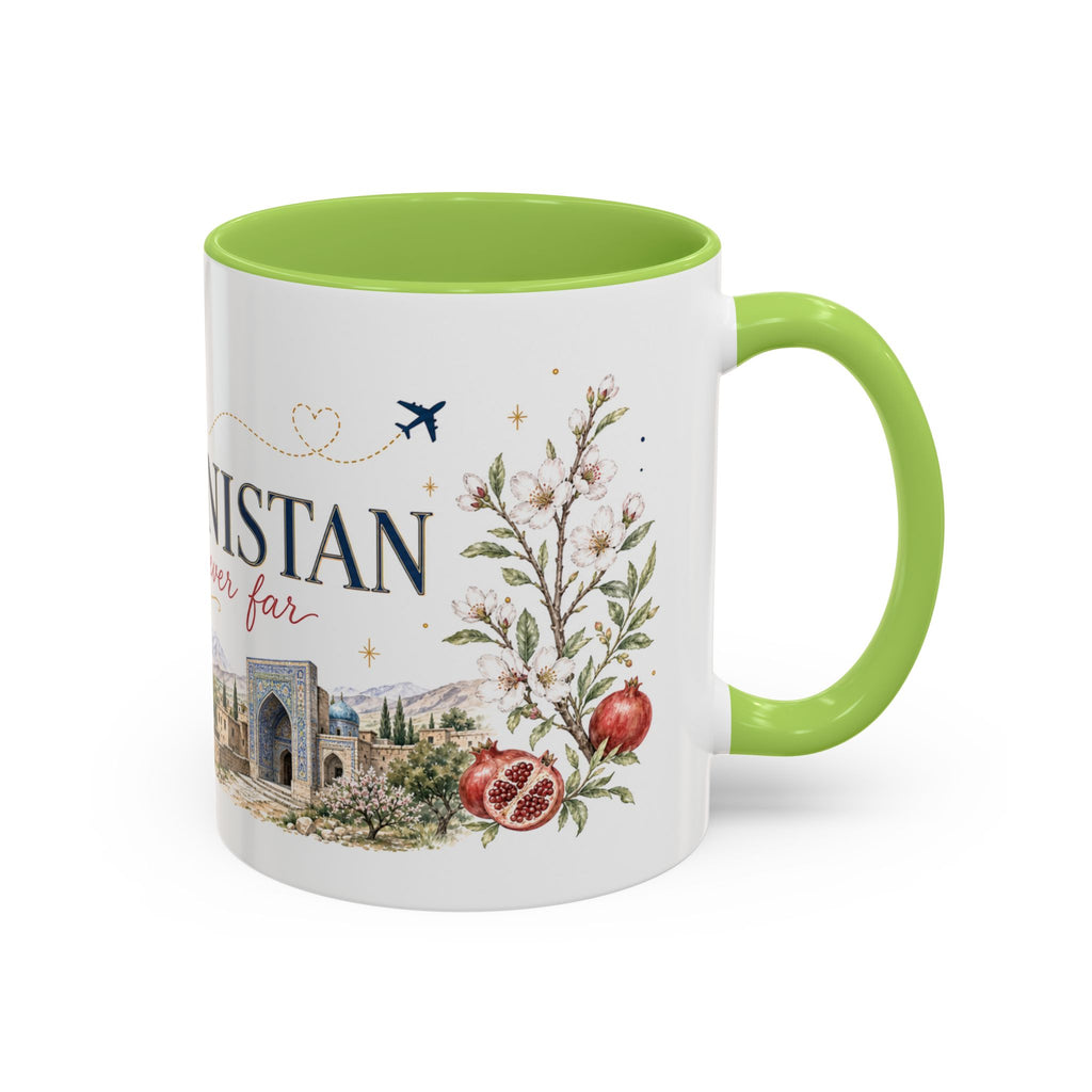 Afghanistan Home Country Mug | Moving Away Gift | Long Distance Friendship | 11 oz 15 oz Accent Mug