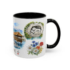 Lucerne Illustrated Travel Mug | City Souvenir Accent Coffee Mug | 11oz 15oz Ceramic Cup