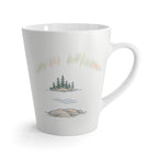 Voyageurs National Park Latte Mug | Pastel Watercolor Nature Coffee Cup | 12 oz Travel Souvenir Gift