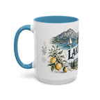 Lake Garda Mug, Italy Travel Souvenir, Bucket List Gift, Accent Ceramic Coffee Mug 11oz 15oz