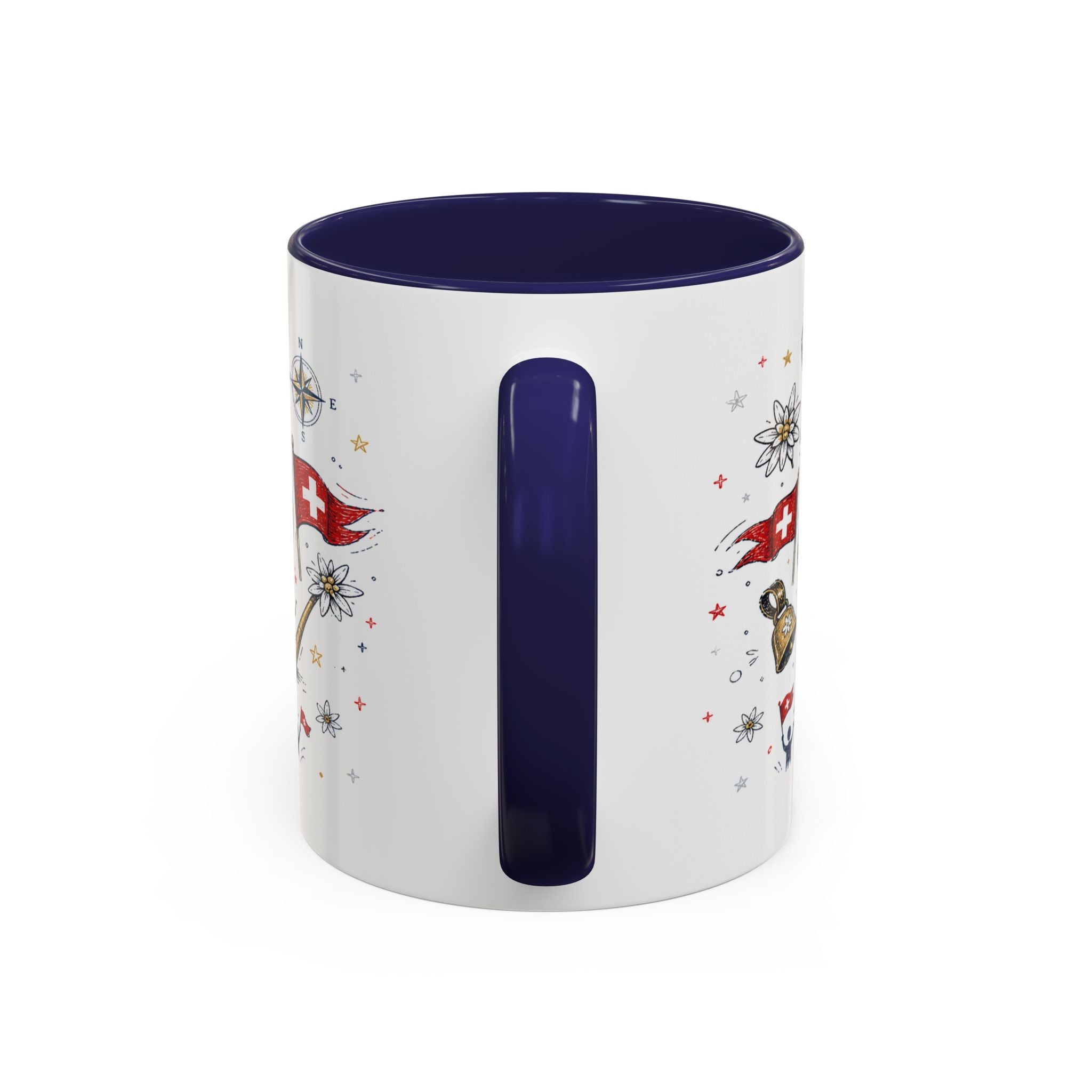 Switzerland Coffee Mug | World Cup Soccer Fan Gift | Accent Color Ceramic 11oz 15oz