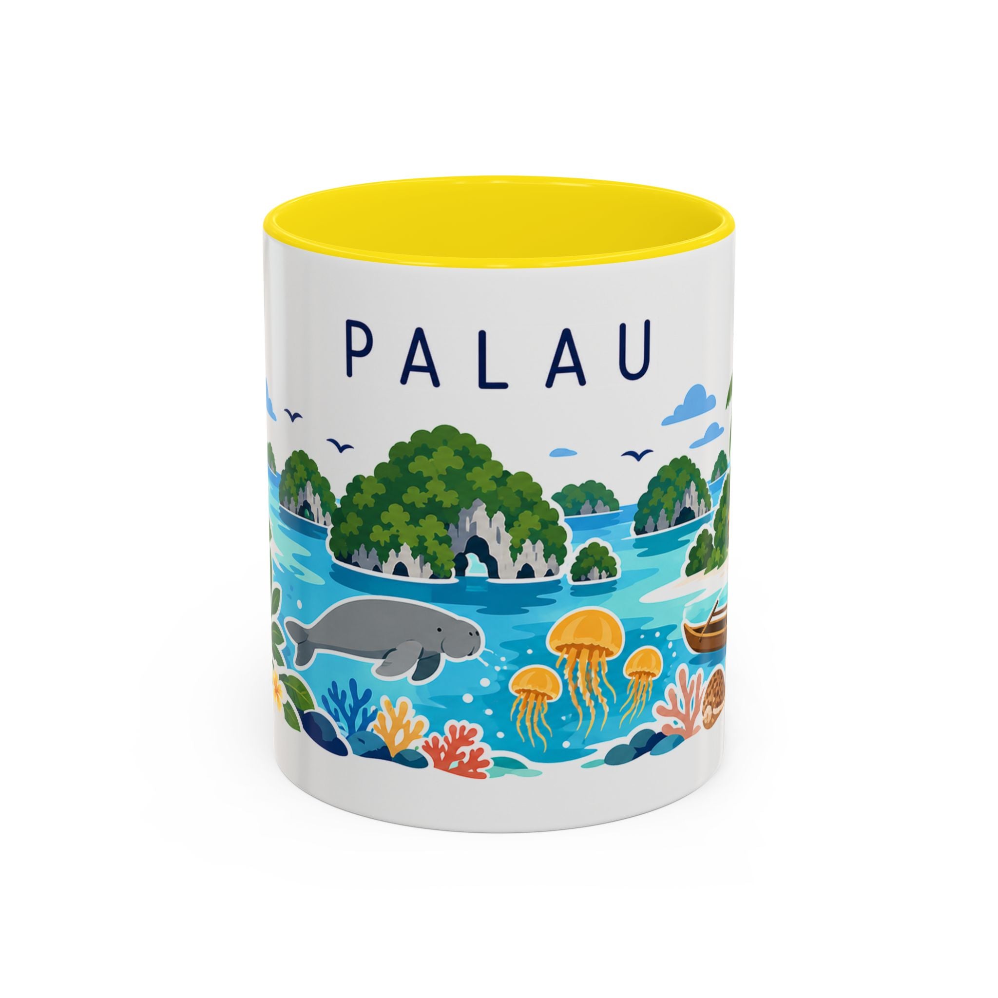 Palau Coffee Mug | Travel Souvenir Accent Mug | Country Gift Ceramic Cup 11oz 15oz