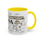 Vienna Coffee Mug | Austria Souvenir Travel Gift | Accent Color Ceramic 11oz 15oz
