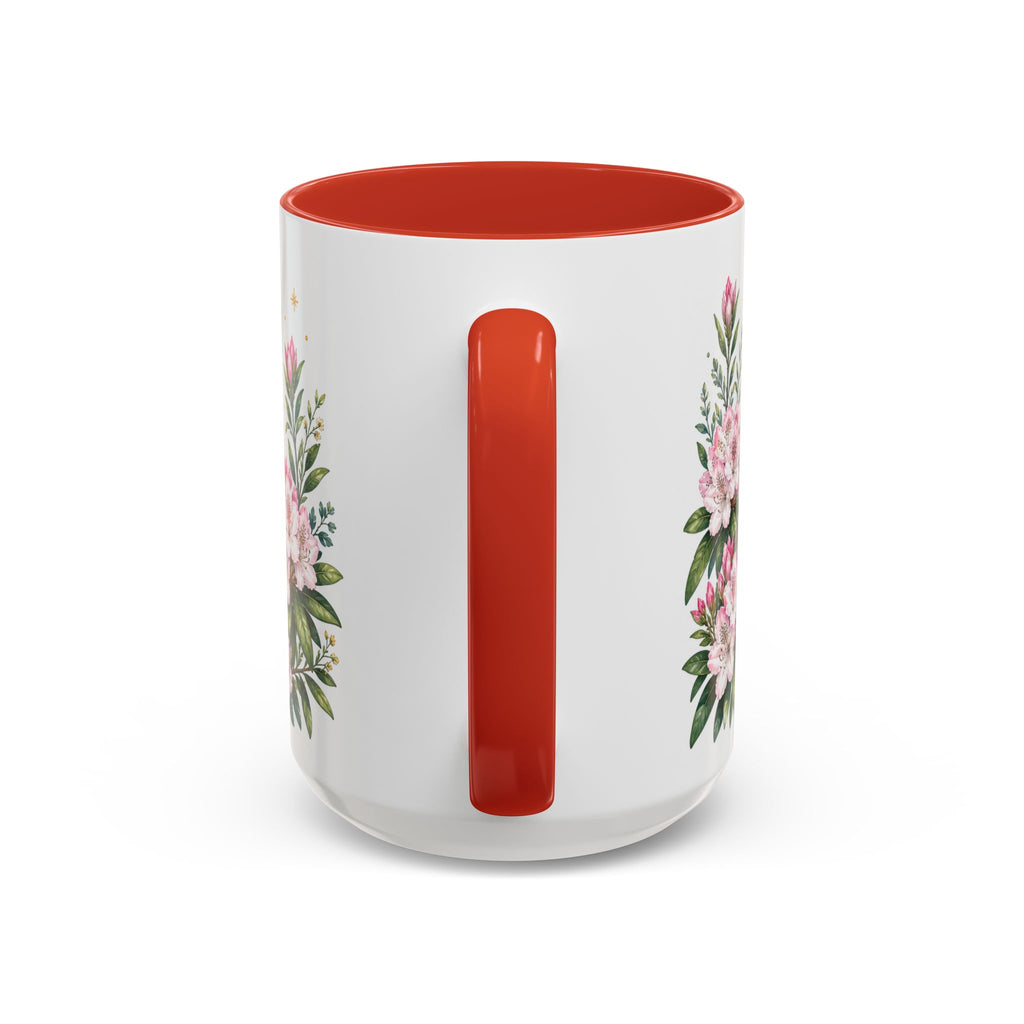 West Virginia State Map Mug | Appalachian Bridge, Rhododendron Accent Coffee Cup