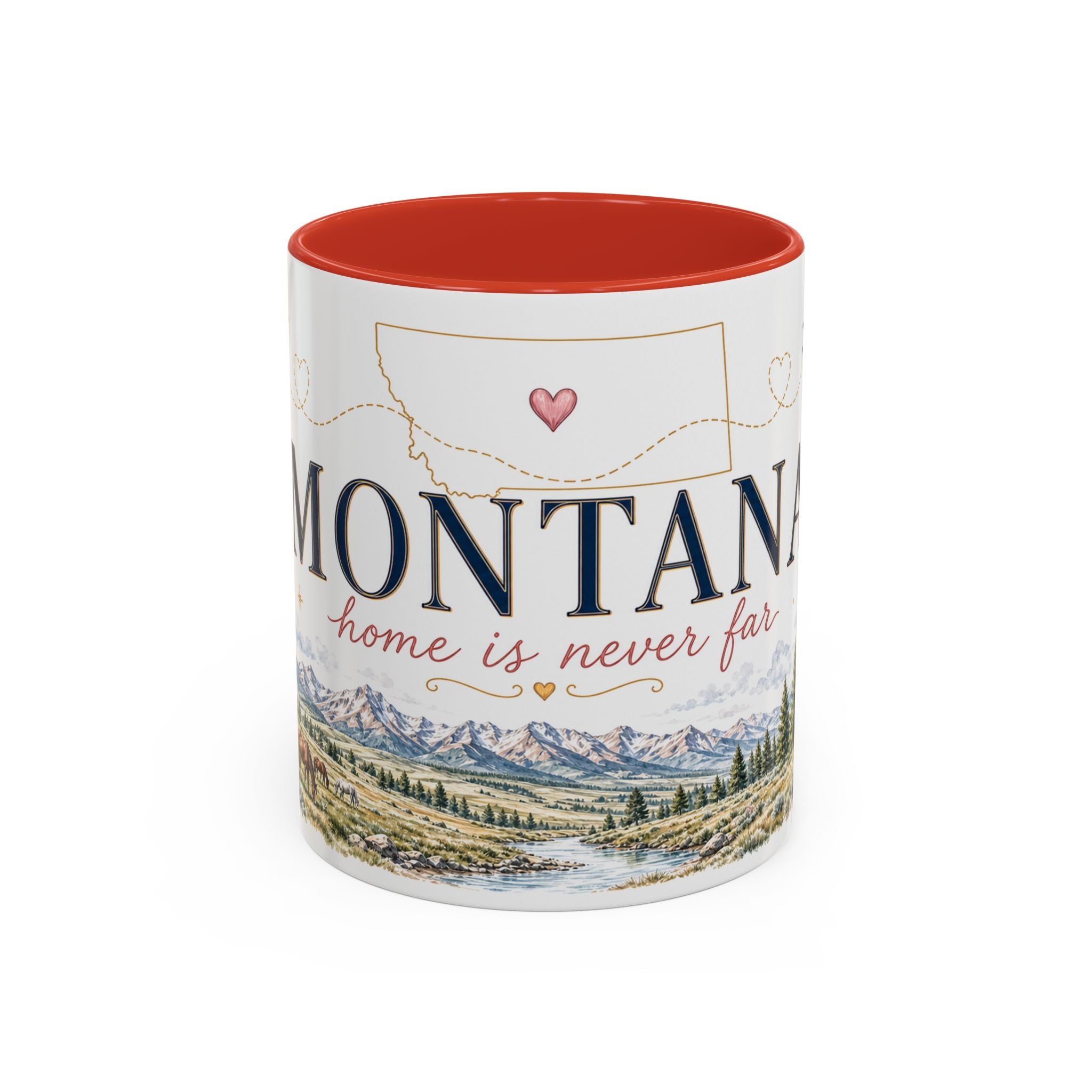 Montana Home State Mug | Moving Away, Long Distance Friendship Gift (11oz 15oz)