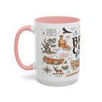 Bryce Canyon Coffee Mug | National Park Hiking Utah Gift | Accent Color Ceramic 11oz 15oz